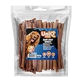 UNIQ Hundeleckerli 500g weich glutenfrei hohe Fleischanteil Rind Kaustangen Hundesnack Leckerli...