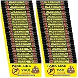 Qfdiwr Schlechte Parkplatzaufkleber, geparkt wie ein Visitenkarten - Warnschild von Parkkarten, 50...