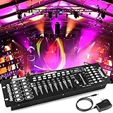 FODEXAZY DMX Controller, 192 Kanal DMX 512 Lichtregler DMX Konsole Bühnenlicht Controller Panel...