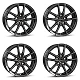 4x Borbet Felgen Alufelgen W 7x17 ET40 5x114,3 mistral anthracite glossy kompatibel mit Peugeot 4008