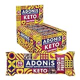 Adonis Protein Keto Riegel | Erdnussbutter & Schokolade| Gesunde Snacks | Natürlicher...