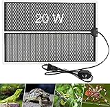 Gobesty Heizmatte Terrarium, 20W Einstellbar Reptil Heizmatten, Terrarium Heizkissen mit...