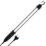 REV Handlampe - Werkstattlampe mit Aufhängehaken, 5m Kabel - ideal für Werkstatt & KFZ, 5W, 400lm,...