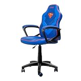 GXTrust 703SM Revvo Superman Lizenziert Gaming Stuhl für Kinder 4-12 Jahren, Gepolsterte Armlehne,...