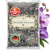 ORAGARDEN Orchideen Mix - 8 Komponenten Blumenerde für Zimmerpflanzen und Garten - 3L Orchideenerde...