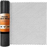 Yzzthumss Hühner-Drahtgeflecht Aus Kunststoff, 50 X, Maschendrahtzaun für Hunde, Katzen und...