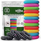 Mückenschutz Armband (17 Stück) Anti Mückenarmband zum Schutz gegen Mücken Camping wandern...