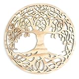 Pet-Jos Baum des Lebens Wanddeko Baum Wanddekoration Tree of Life Wooden Wall Decoration Wall Art...