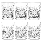 Libbey - Hobstar - Whiskyglas, Wasserglas, Saftglas - 6er Set - Kristallglas - 350 ml