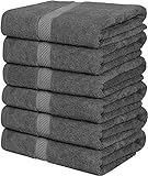 Utopia Towels - 6er-Pack mittelgroße Badetücher aus 100% Baumwolle mit Aufhängeschlaufen, 60x120...