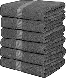 Utopia Towels - 6er-Pack mittelgroße Badetücher aus 100% Baumwolle mit Aufhängeschlaufen, 60x120...