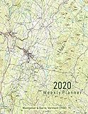 2020 Weekly Planner: Montpelier & Barre, Vermont (1988): Vintage Topo Map Cover