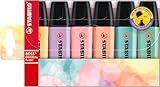 STABILO - Textmarker - BOSS ORIGINAL Pastel - 6er Pack - pudriges Gelb, cremige Pfirsichfarbe,...