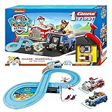 PAW Patrol Carrera First Rennbahnset | Chase & Marshall | 2,4m Strecke | Kreisel für extra...