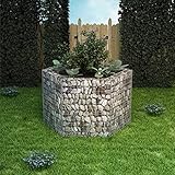 UJCHVHN Lawn & Garden Sechseckige Gabion Hochbeet 160x140x100cm Gartenarbeit