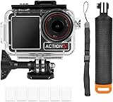 YHTSPORT Wasserdichtes Gehäuse kompatibel mit DJI Osmo Action 5 Pro/Action 4 /Action 3 +...