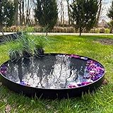 Wasserschale / Wasserspiegel Rund 80, Gartendekoration für Terrasse und Rasen, Dekorative...