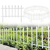 Thealyn Dekorativer Gartenzaun aus Metall, 57 cm breit x 45 cm hoch (5 Paneele, Gesamtlänge 2,8 m),...