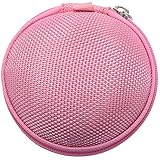 ensecoo Tragender Harter Tasche Beutel Fuer Ohrhoerer Kopfhoerer MP3 Rosa