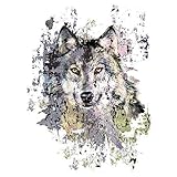 Ideen mit Herz Color Bügeltransfers, 23,5 x 34 cm, filigran ohne Hintergund | Textilien wie...