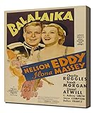Filmposter Balalaika 01 - Leinwanddruck auf Holzrahmen - perfektes Bild zur Wanddekoration