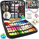 TWBEST 304pcs Nähset,Nähzubehör Set,Sewing Kit,43 Spulen Garn,Nähzeug für Zuhause mit...