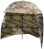 Ultimate 45'' Umbrella Camo mit Seitenwand | Angelschirm