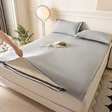 Futon-Matratzenbezug mit Reißverschluss, waschbar, Isomattenschutz für japanische Bodenmatratze,...