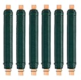 6er Bindedraht Set - Draht Wickeldraht grün - Blumenwickeldraht & Basteldraht & Floristendraht &...