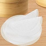 ANTHYTA 12 Stück Silikon Dämpfer Matte Antihaft Runde Steamer Pad Wiederverwendbare Dumplings...