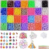 11000+ Gummiband Armband Kit, Loom Armband Making Kit für Kinder, Gummibänder...