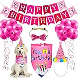 Hundegeburtstagsparty-Set, Hundegeburtstagshut, Bandana, Schal mit niedlicher Hundefliege, Banner,...