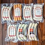 Franz Ludowig Premium Grillwurst Mixpaket, 7 Sorten Bratwurst, Schweinefleisch und Geflügel, 30...