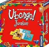 Kosmos 683429 Ubongo! Junior, rasantes Kinderspiel ab 5 Jahren, Knobelspaß und Legespiel, für 1-4...