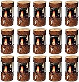 dobar® 35133 Schwedenfeuer Set 15 Stück | Baumfackel aus FSC®-zertifiziertem Kiefernholz |...