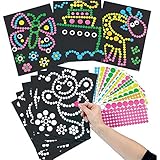 Baker Ross ET113 Ross Bastelset - Bilder mit Klebepunkten - Aufkleber für Kinder zum Abziehen und...