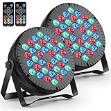 Partylicht, Led Strahler RGB DJ Licht Party Beleuchtungen LED Par Bühnenlicht mit DMX-Schnittstelle...