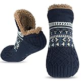 flintronic 1 Paar Kuschelsocken Damen Herren, Haussocken Herren & Damen, Flauschig Hüttensocken,...