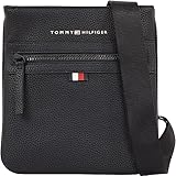 Tommy Hilfiger Herren Umhängetasche Essential PU Mini Crossover Klein, Schwarz (Black),...