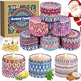 Frasheng Duftkerzen Geschenkset für Damen, 9 Pack Natürliches Sojawachs Aromatherapie Kerzen für...