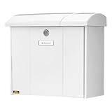 Burg-Wächter Briefkasten mit aufklappbarem Regendach, A4 Einwurf-Format, EU Norm EN 13724,...