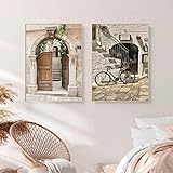 ZHUOYA Poster und Drucke zum Thema Zitronen- und Orangenernte in einer italienischen Stadt, Heim-...