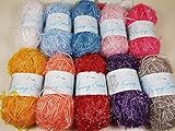 Rellana Funny Scub Schwamm, Häkelgarn, 10 Farben, Schwammgarn A, 50 g