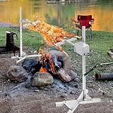 KJZQXYX BBQ-Grill-Rotisserie-Set, bis zu 70 kg, Schweinespieß-Rotisserie-Grill mit Elektromotor, 15...