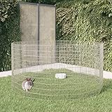 Kleintiergehege/Freilaufgehege/Kaninchengehege, Gehege für Hamster Kaninchen Meerschweinchen, 12er...