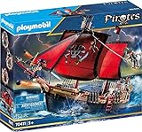 PLAYMOBIL Pirates 70411 Totenkopf-Kampfschiff, Ab 5 Jahren [Exklusiv bei Amazon]