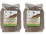 Avitale Ganze Flohsamen aus Indien, 99% Reinheit, reich an Ballaststoffen, Bio-Ware - Geprüfte...