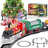 POWZOO Electric Train for Children,Elektrischer Zug für Kinder,37-teiliges Weihnachtszug,90cm...