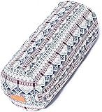 #DoYourYoga Zylinder Yogabolster mit Bio Buchweizenspelz (KBA), 68cm x 22cm, waschbarer Bezug aus...