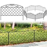 Thealyn Dekorative Gartenzaun 44cm (H) x 3m (L), Hundezaun Tier Barriere, Landschaft Fechten im...